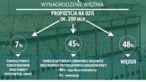 Program prawy więźniów - planowany podział wygrodzeń osadzonych, źródło: MS