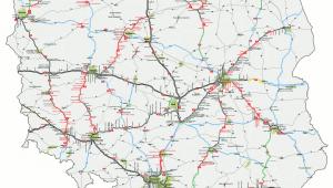 Mapa stanu budowy autostrad i dróg ekspresowych. Źródło: GDDKiA